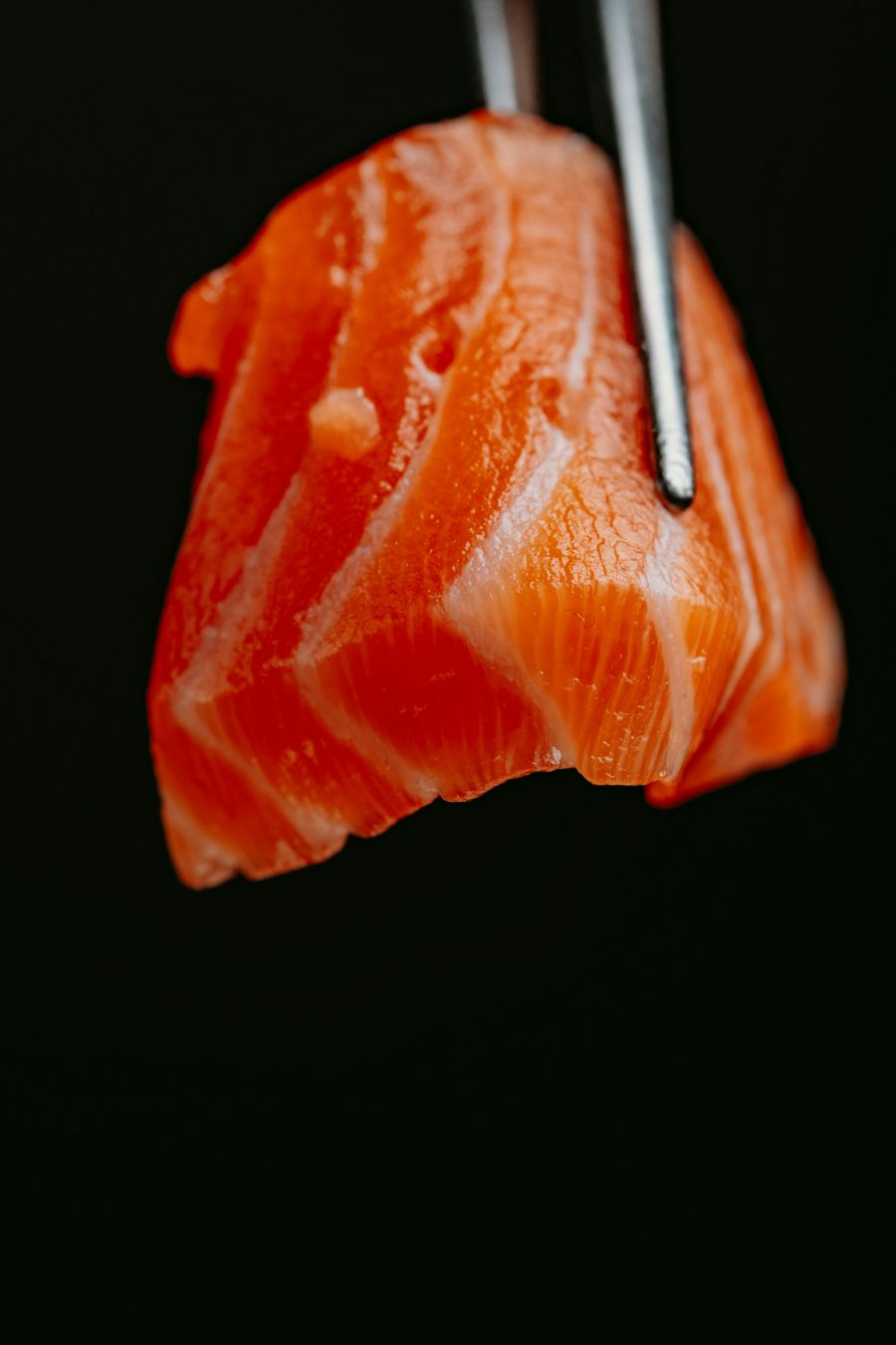 Sashimi de salmón noruego